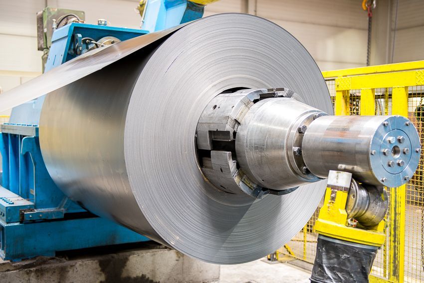 Ansicht einer Maschine von L-D Spalttechnik