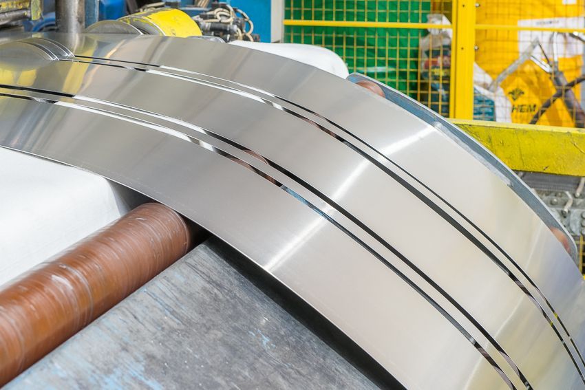 Ansicht einer Maschine von L-D Spalttechnik